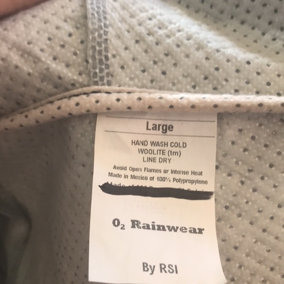 Men’s RSI O2 Camouflage Rainwear Sz L - Picture 5 of 10